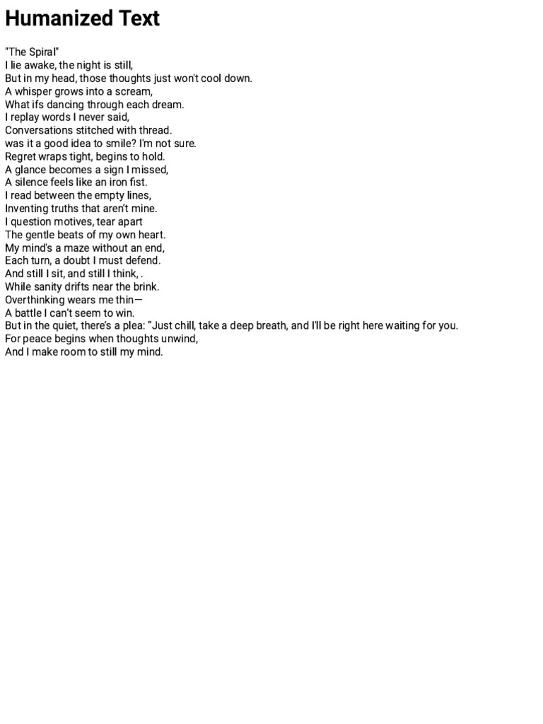 HumanizedText 2 | PDF
