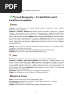 IGCSE Geography Revision Notes 0460 | PDF