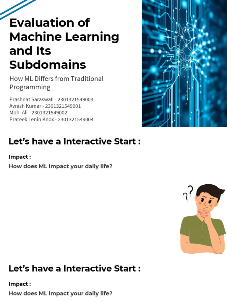Evaluation of Machine Learning and Its Subdomains | PDF | Machine ...