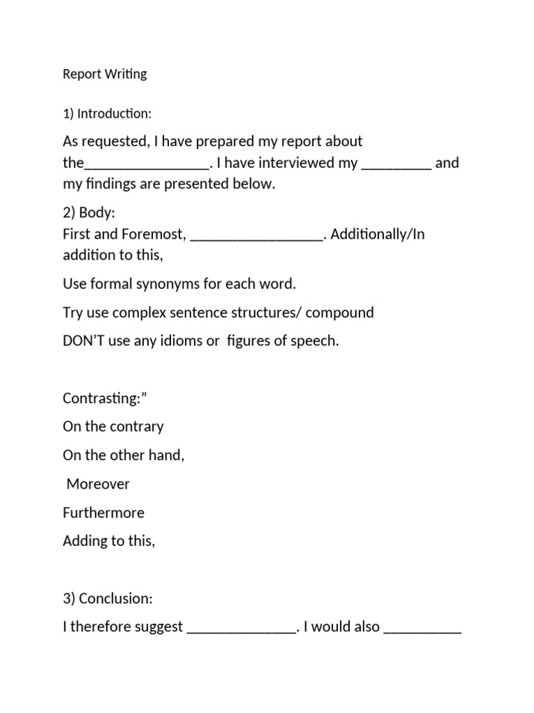 Effective Report Writing Techniques | PDF
