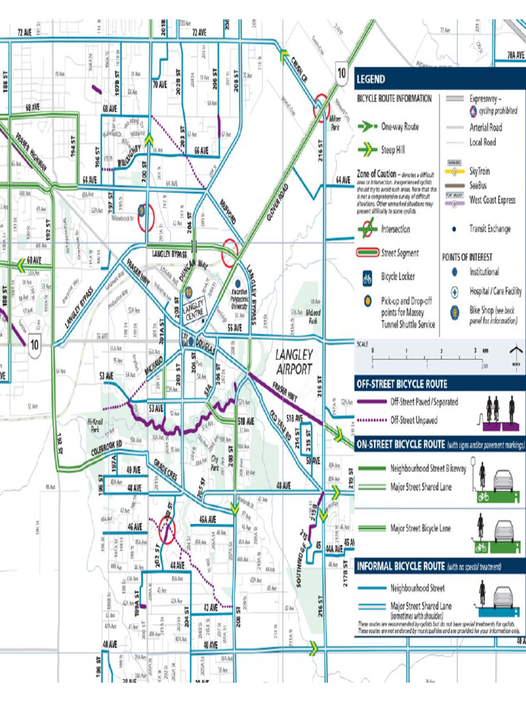 Translink Regional Cycling Map - Surrey-Langley | PDF