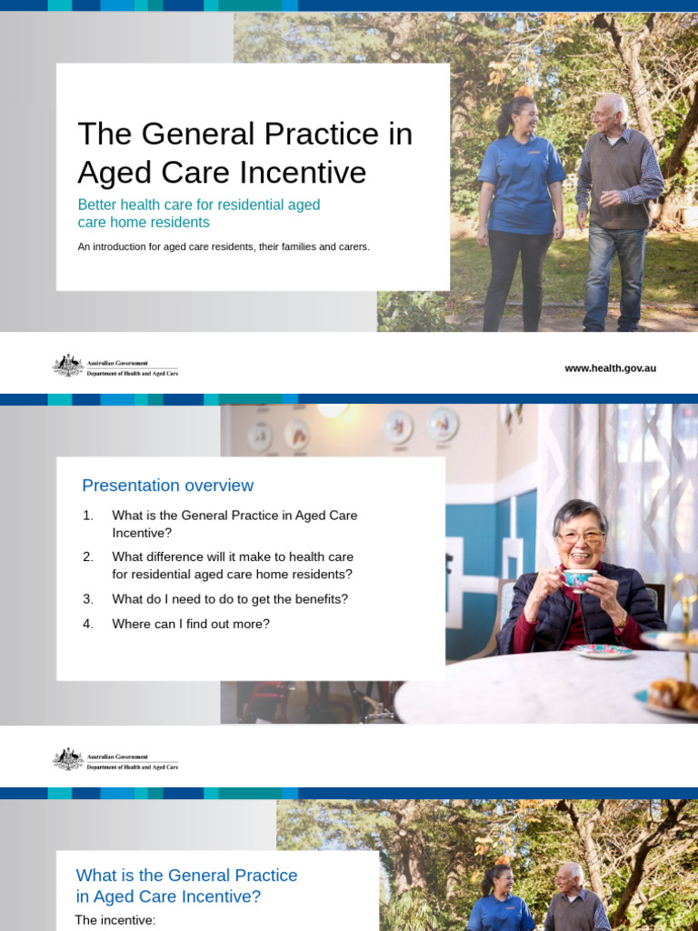 Aged Care GP Incentive Overview | PDF