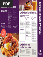 Premier Inn Breakfast | PDF | Foods | Cuisine
