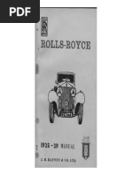 Rolls-Royce Ghost Owner's Manual Guide | PDF | Headlamp | Menu