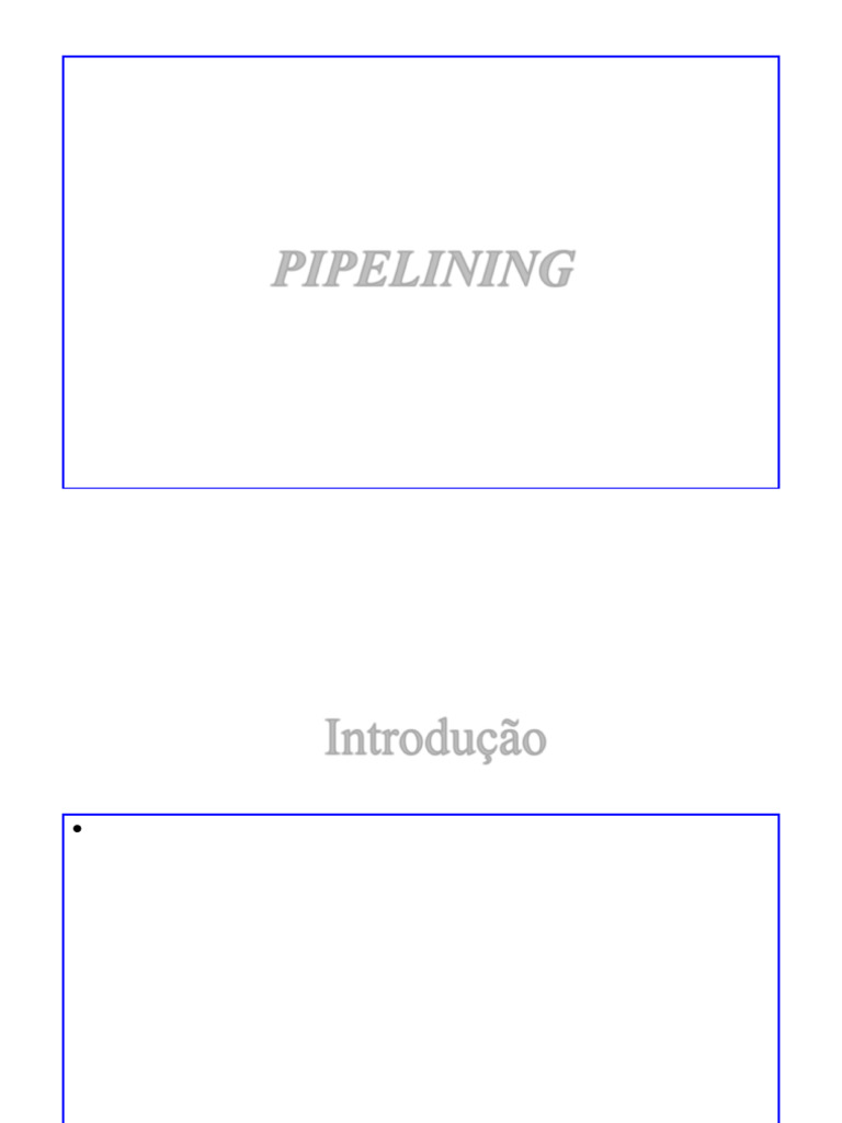 Entendendo Pipelining em CPUs | PDF | Unidade central de processamento ...