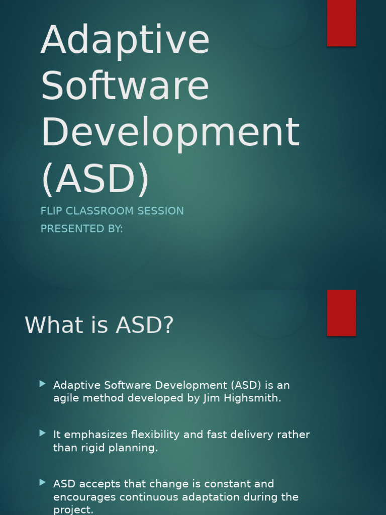 Adaptive Software Development ASD | PDF | Software Development Process ...