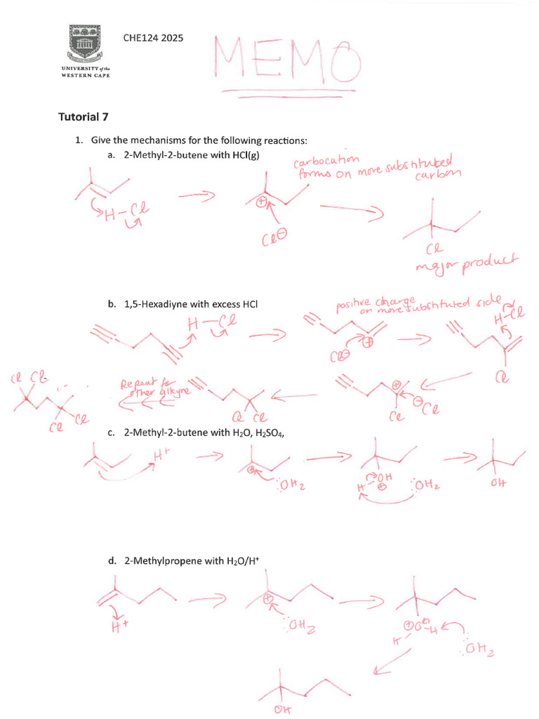 Tutorial 7 Memo | PDF