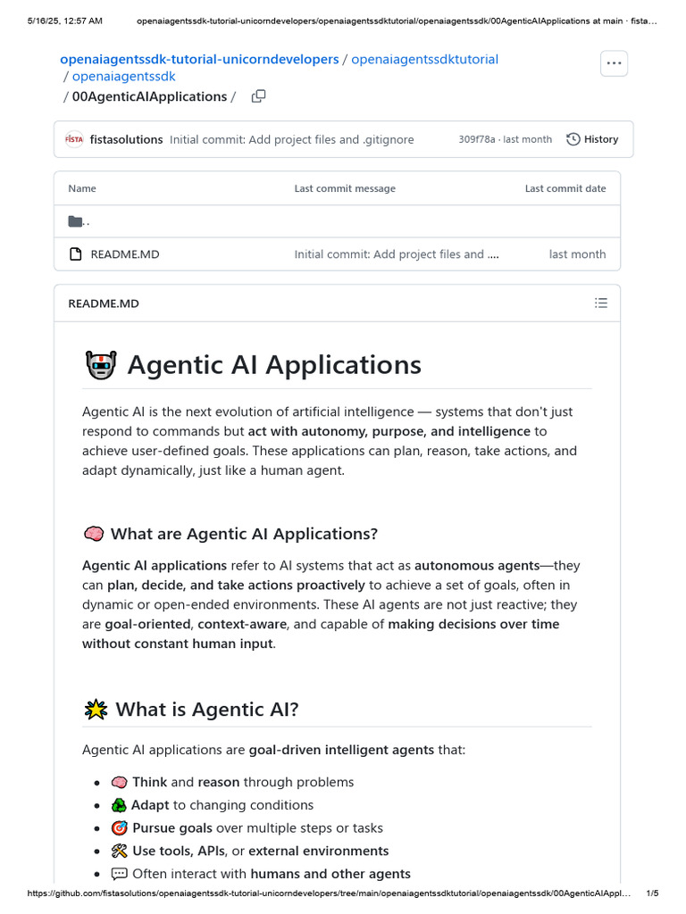 Agentic AI Applications | PDF | Artificial Intelligence | Intelligence ...