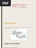 Types of Impact and Non-Impact Printers | PDF | Printer (Computing ...