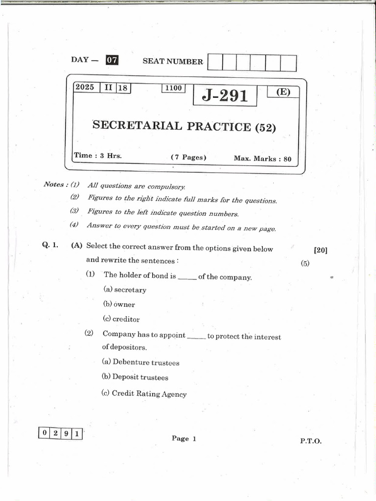 Secretarial Practice | PDF