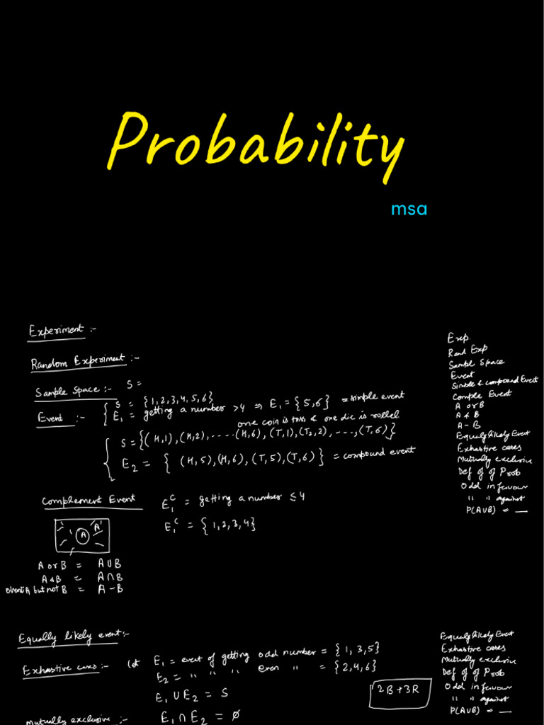 Probability 1 | PDF