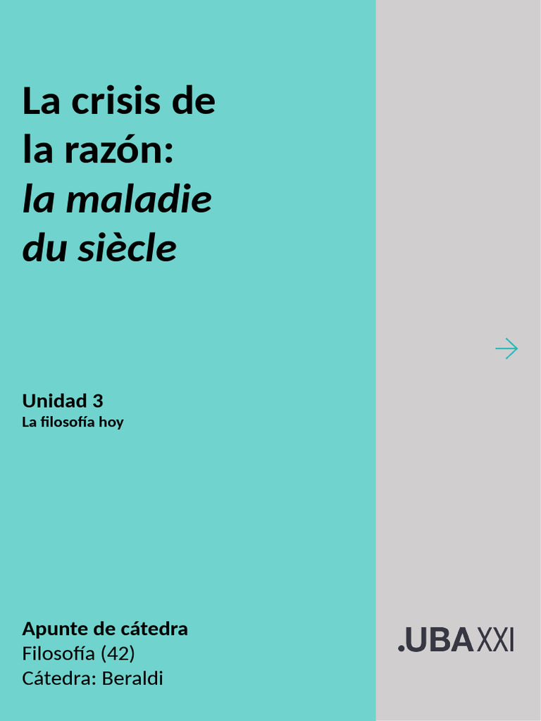 Crisis de la razón y nihilismo moderno | PDF | Verdad | Positivismo