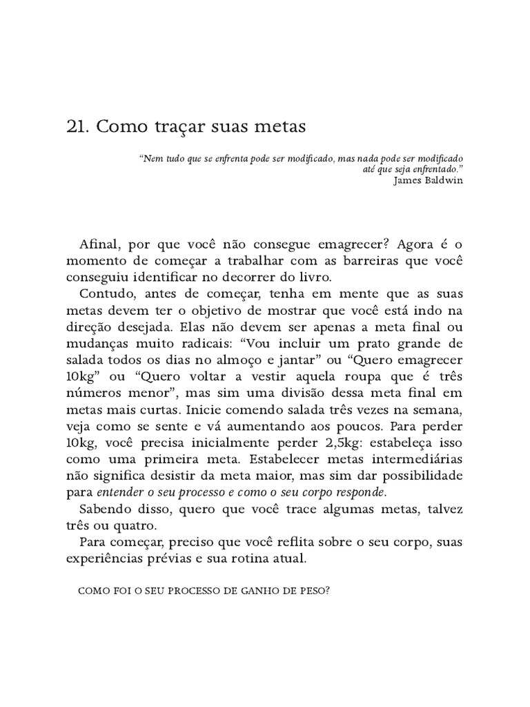 Cap 21 - Por Que Não Consigo Emagrecer - Desire Coelho | PDF