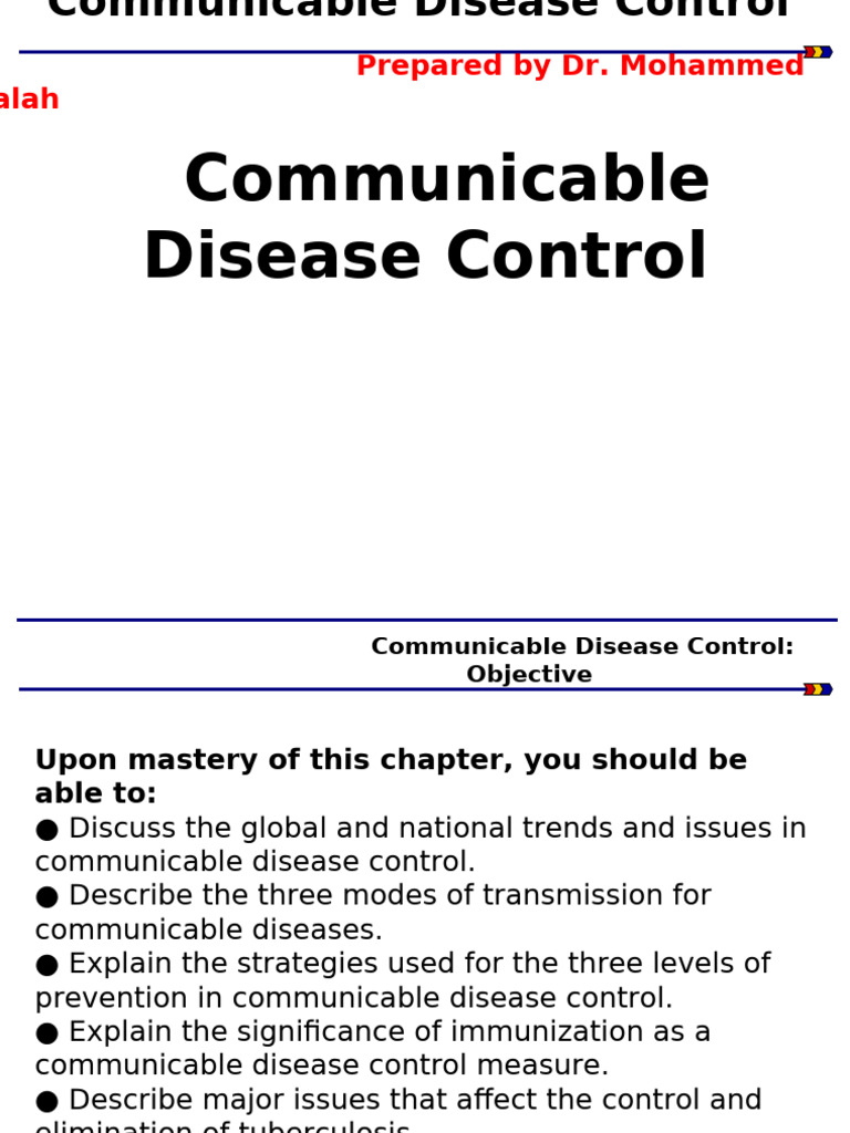 Communicable Disease Control Strategies | PDF | Infection | Hepatitis
