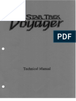 Star Trek - Voyager Technical Manual 40 Pages (1994)