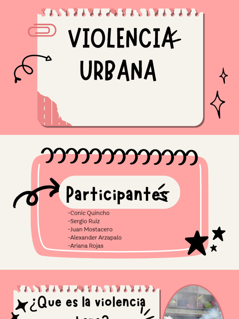 Causas y Consecuencias de la Violencia Urbana | PDF | Violencia | Pandilla