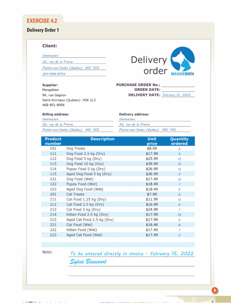 Ex. 4.2 (Delivery Orders) | PDF