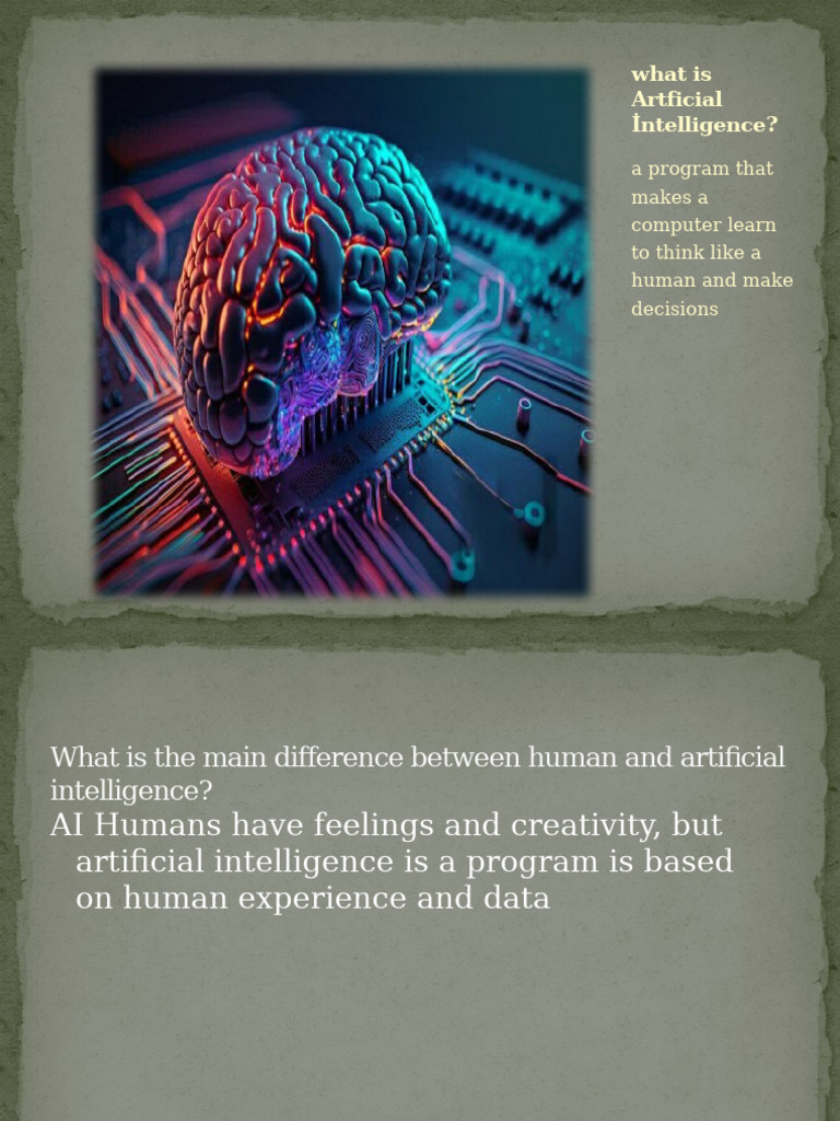 What Is Artficial İntelligence?: A Program That Makes A Computer Learn ...