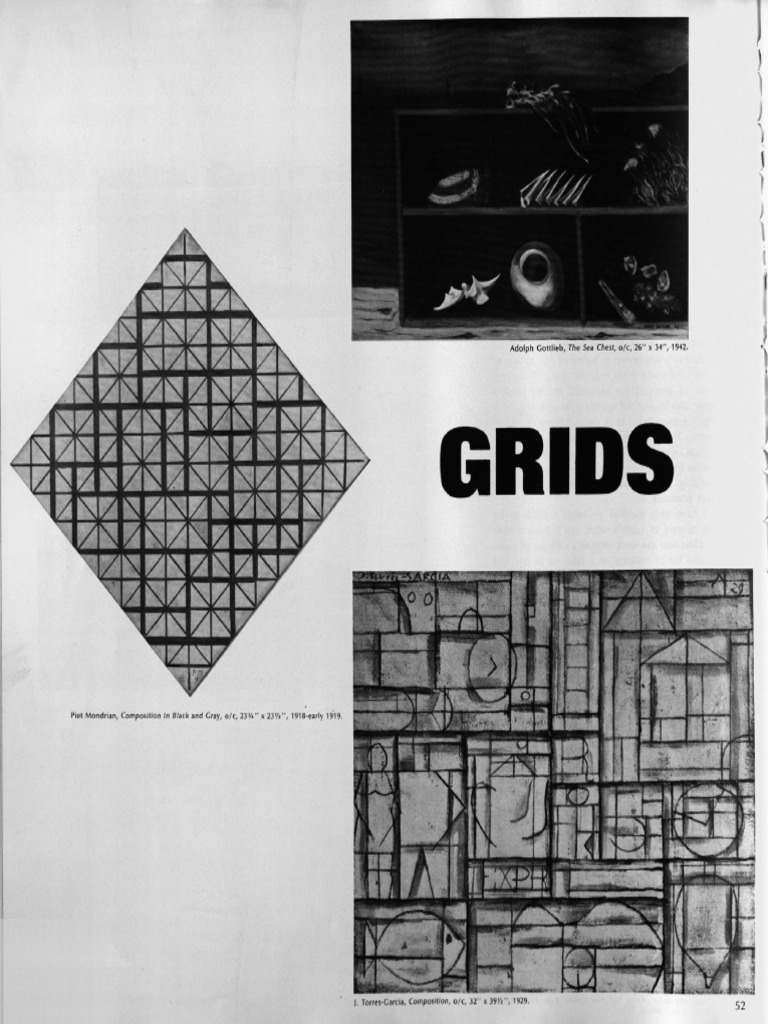 Understanding Grid Structures in Art | PDF | Paintings | The Arts