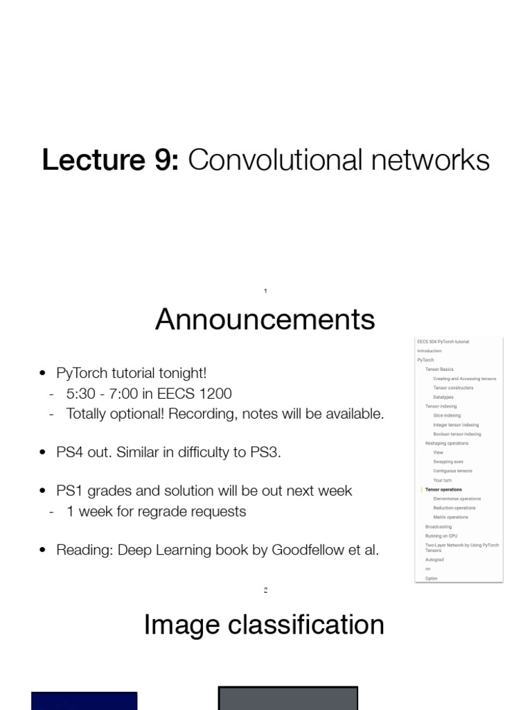 Convolutional Networks Lecture Notes | PDF | Artificial Intelligence ...