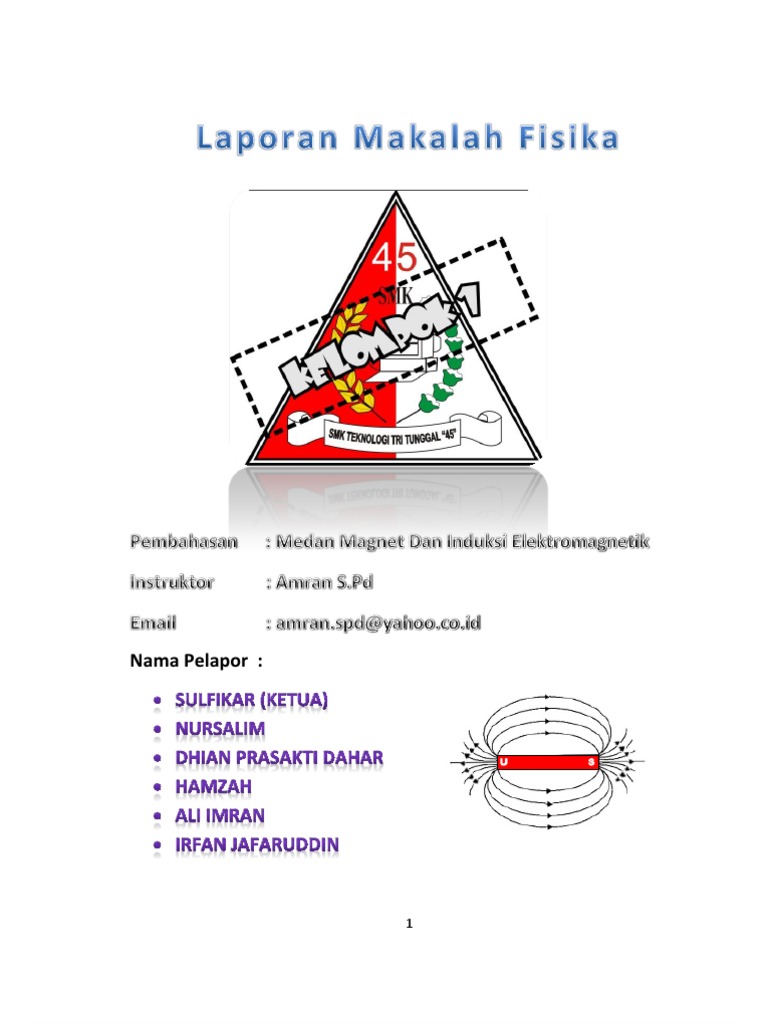  Medan  Magnet  Dan Induksi  Elektromagnetik