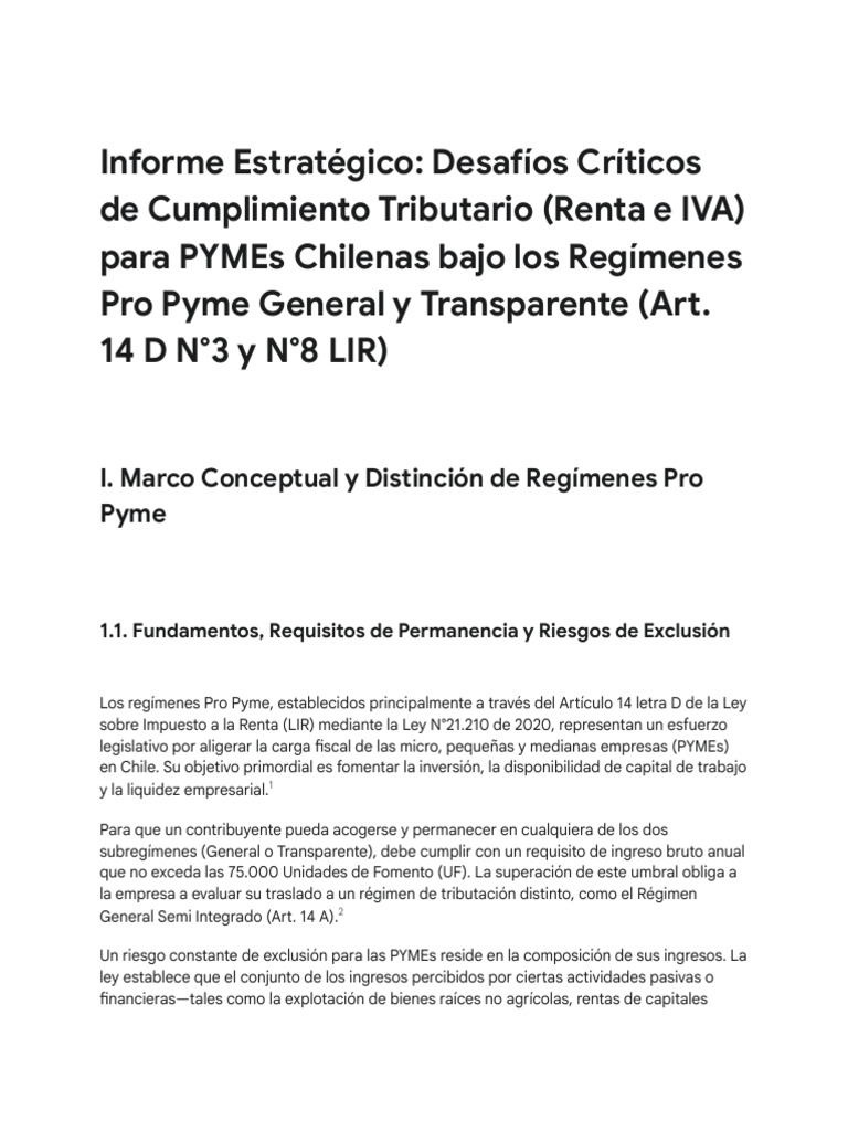 Desafíos Tributarios PYMEs Chile 2023 | PDF | Impuestos | Contabilidad