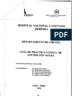 Apendicitis PDF Peru