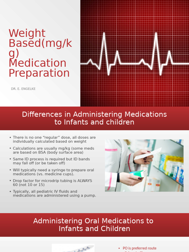 Pediatric Medication Administration Guide | PDF | Intravenous Therapy ...