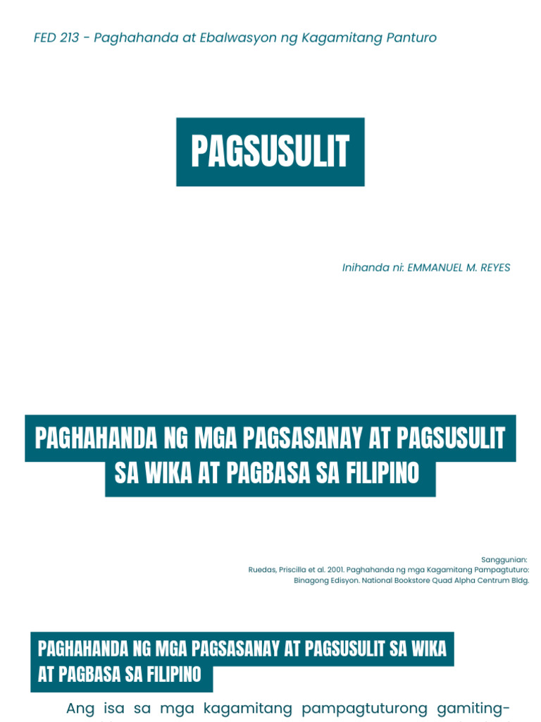 Pagsusulit 20251001 125737 0000 | PDF