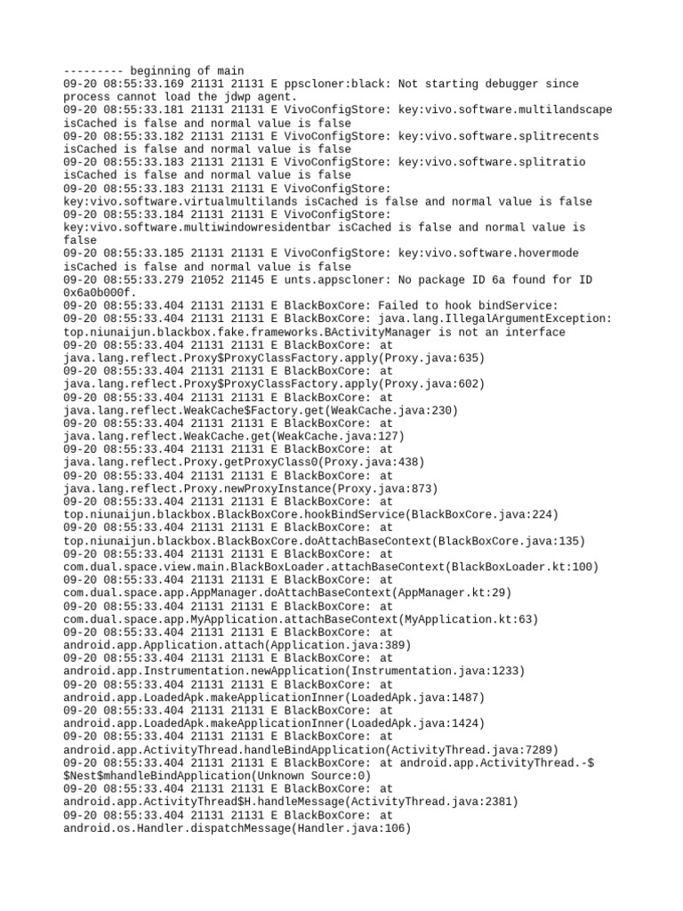 Debugging Errors in VivoConfigStore Logs | PDF | Computing Platforms ...