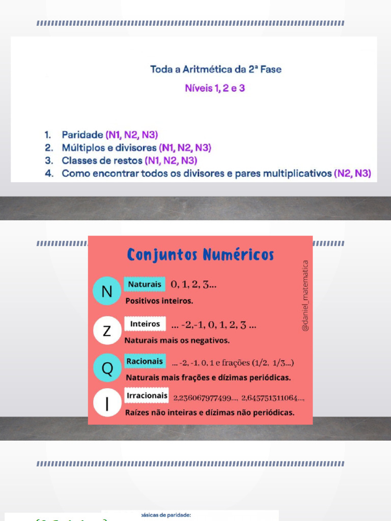 Aritmética - OBMEP - 2 FASE - NEVEL 1 | PDF