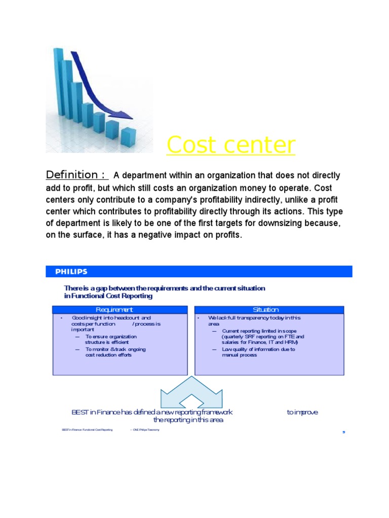 Cost Center PDF Business