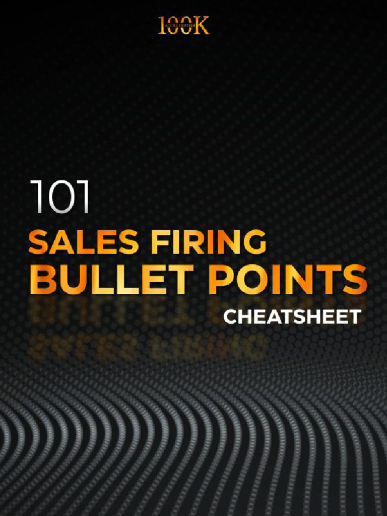 101 Proven Sales Bullet Points | PDF