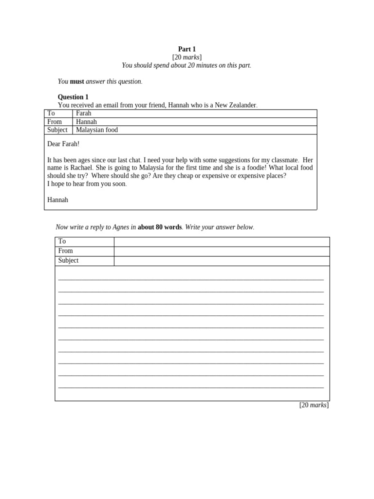 Paper 2 Form 4 2021 | PDF | Human Communication