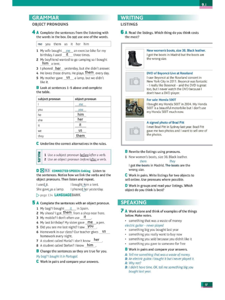 Actvidad de Ingles II | PDF