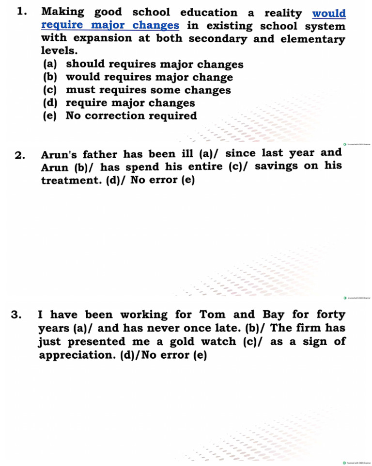 Tense Test BSC | PDF
