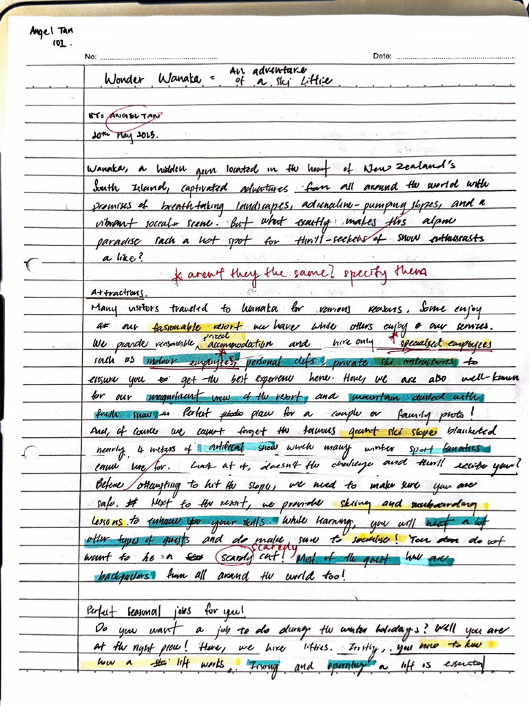 Angel's Composition | PDF