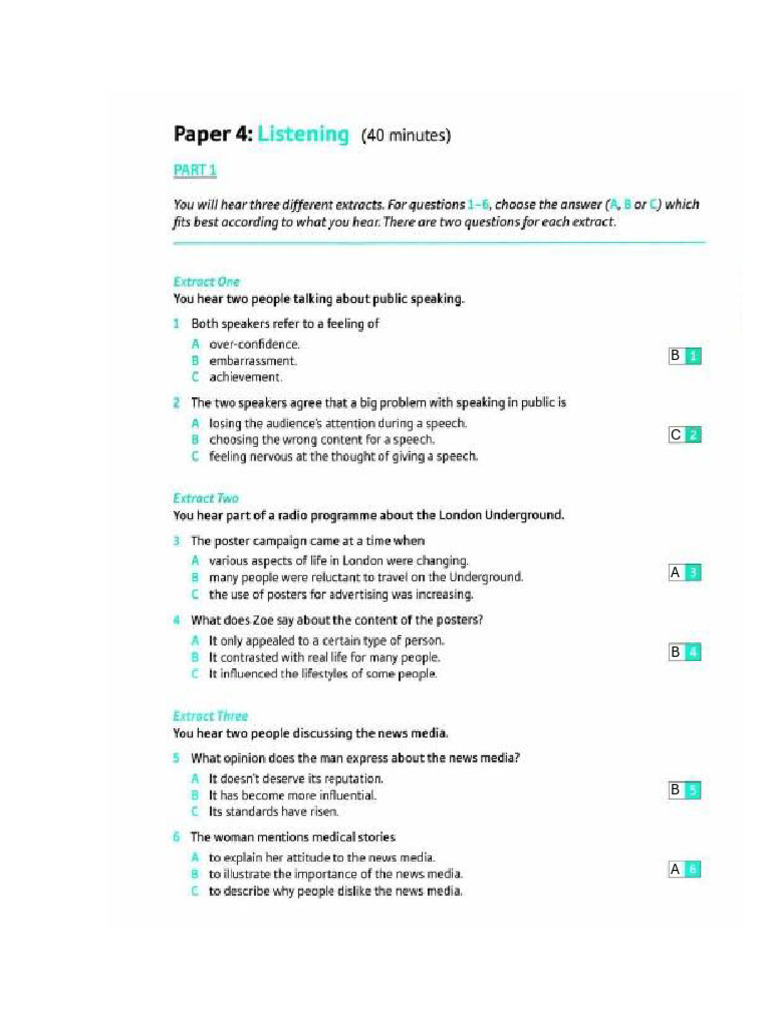 Homework 5 Listening Practice 2 | PDF