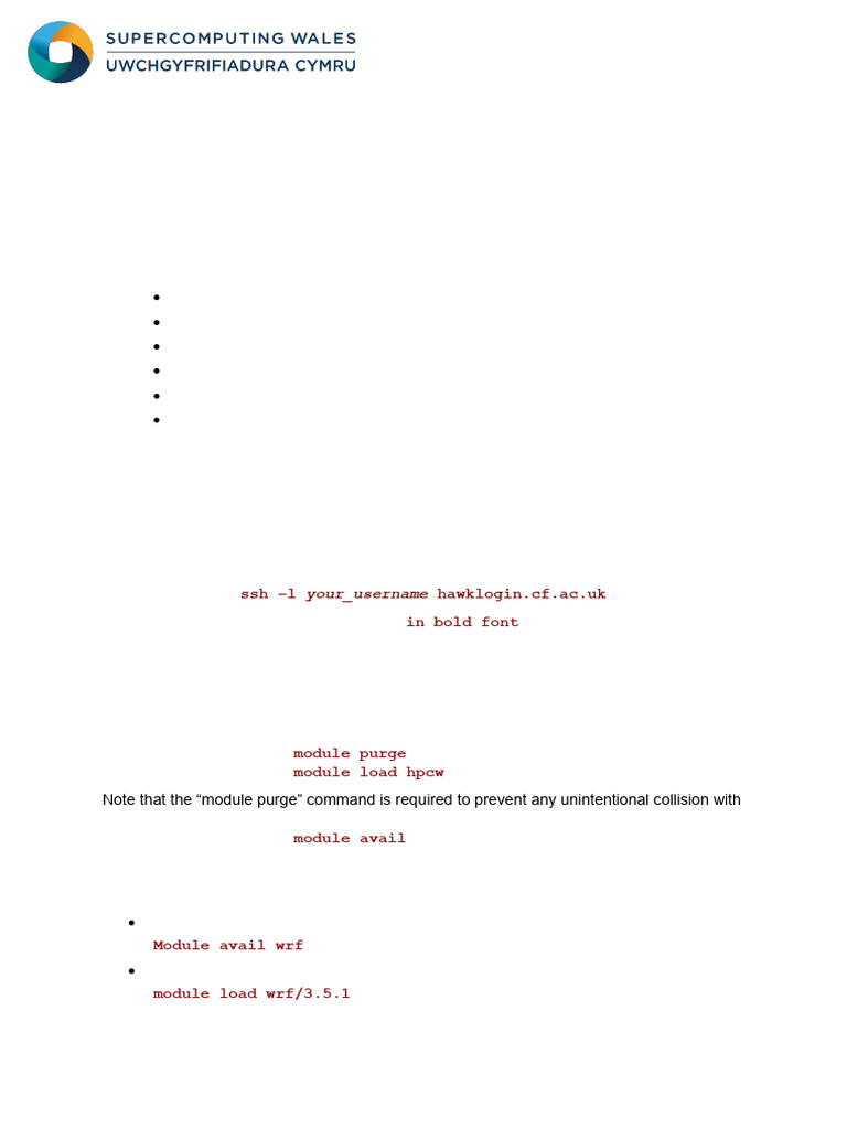 WRF Model Execution Guide | PDF | Computer File | Supercomputer