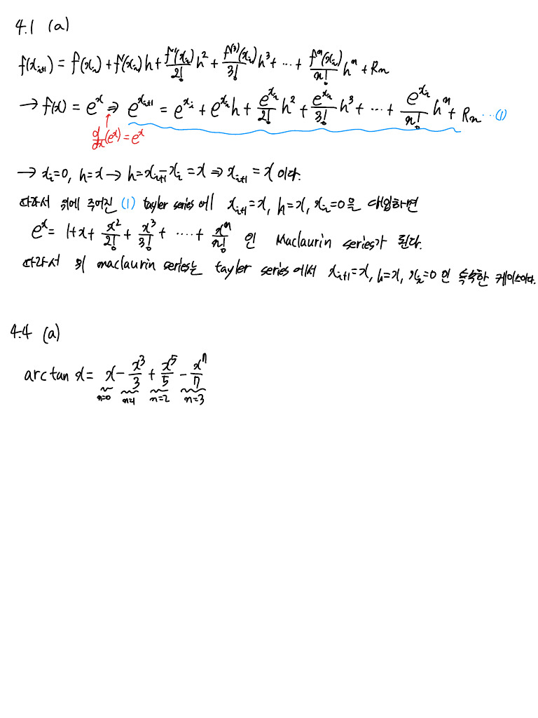 HW1 4.1 (A), 4.4 (A) | PDF