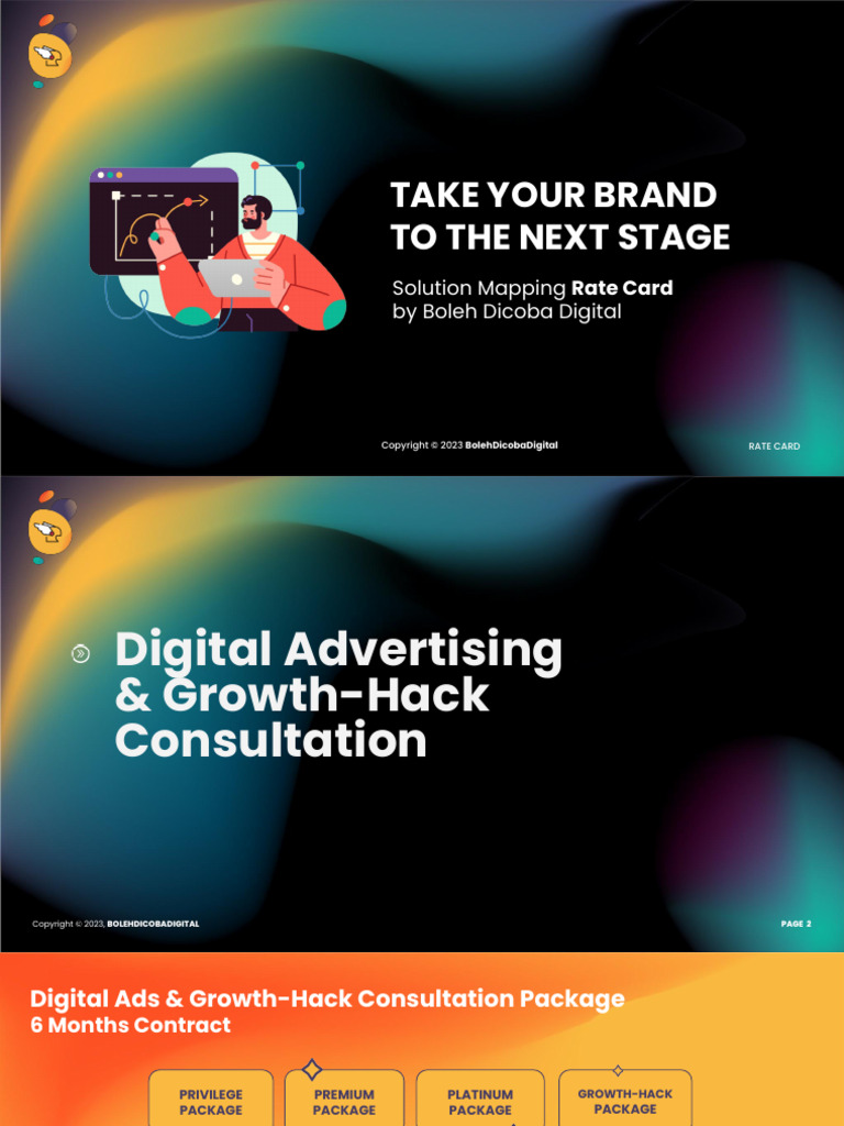 Solution Mapping RATE CARD by BDD - 2023 | PDF | Websites | Digital ...