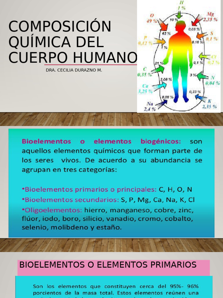 Composicion Quimica Del Cuerpo Humano | PDF