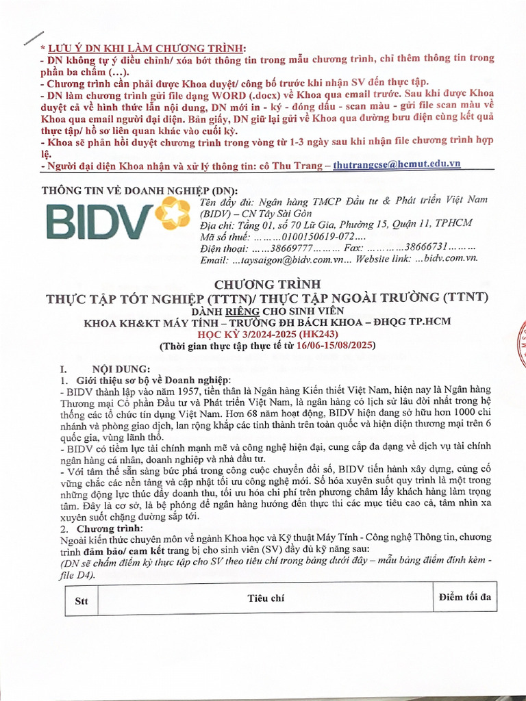 Bidv D2&3 TTNT HK243 2025-06-23 PDF | PDF