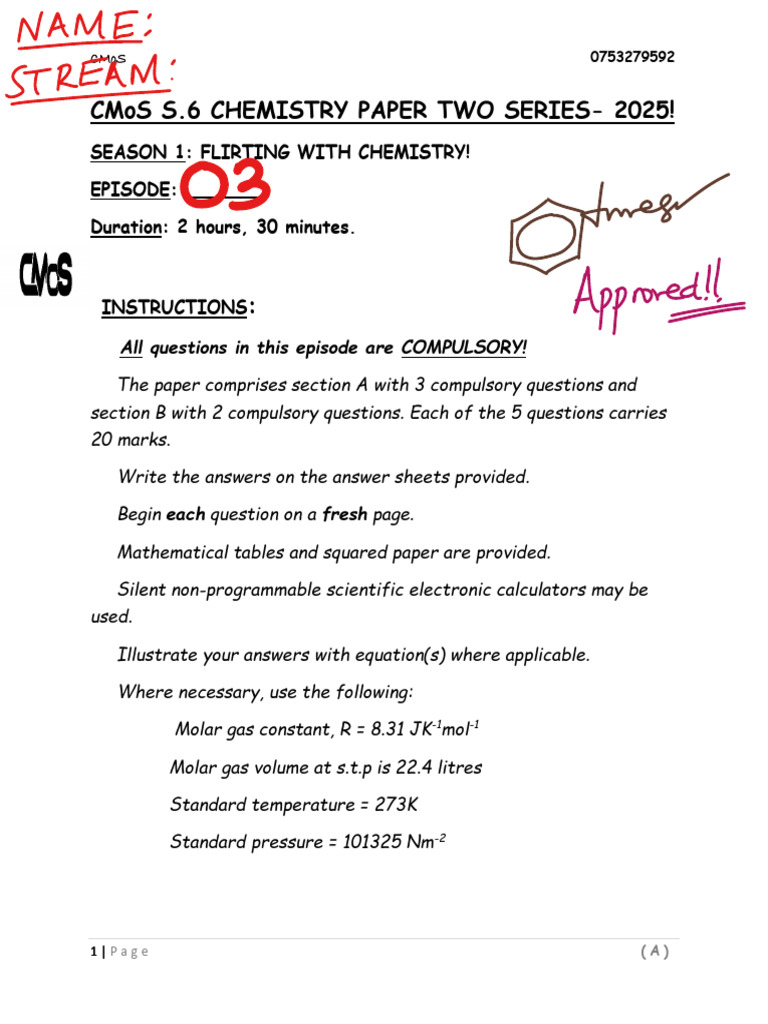 Cmos Chem Pp2 Series Episode 03 Pdf