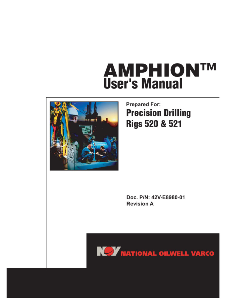 Amphion User Manual for Rigs 520 & 521 | PDF | Personal Protective ...