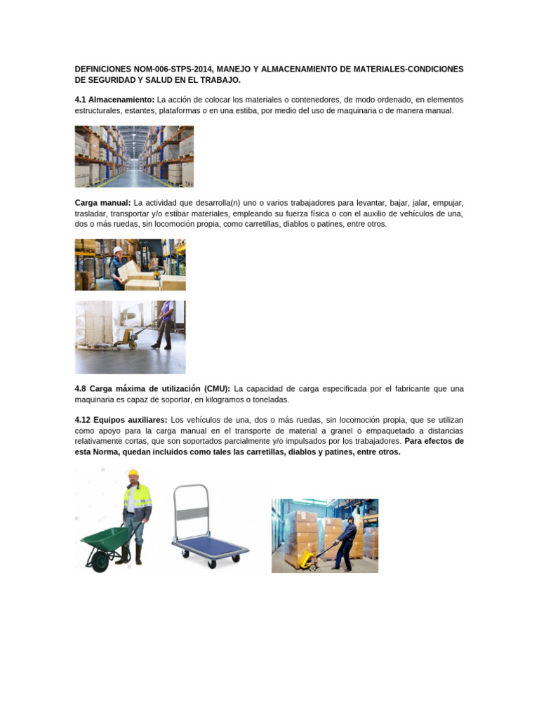 Manejo y Almacenamiento de Materiales | PDF