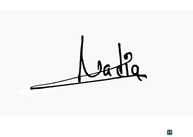 Nadia Sign | PDF