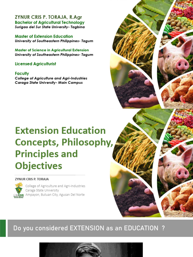 Understanding Extension Education | PDF | Teachers | Curriculum