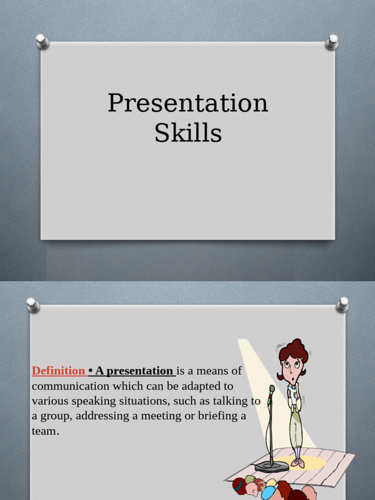 Effective Presentation Skills Guide | PDF