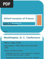 Chapter 16-Allied Invasion of France